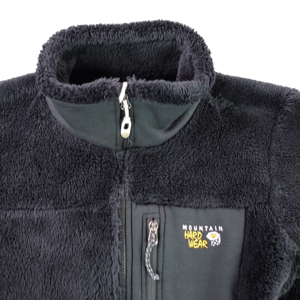 Mountain Hardwear Monkey Woman Fleece Jacket Womens Medium Black Full Zip 10861